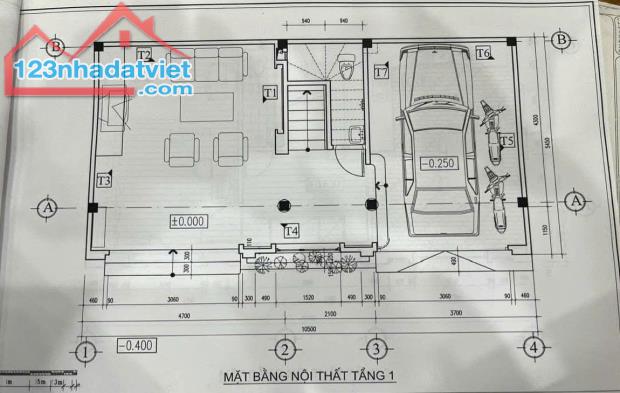 PHÂN LÔ VỈA HÈ - Ô TÔ TRÁNH - HOÀNG QUỐC VIỆT -KHUNG CỘT - MT 10M  - CHỈ 16.5 TỶ - 4