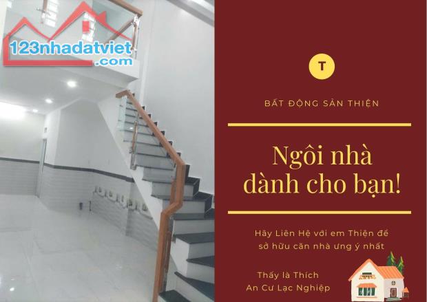 Nhà Mới 2 Tầng ĐẸP - Ở NGAY, Hiệp Thành Quận 12 - Giá Chỉ 2.65 bạc!