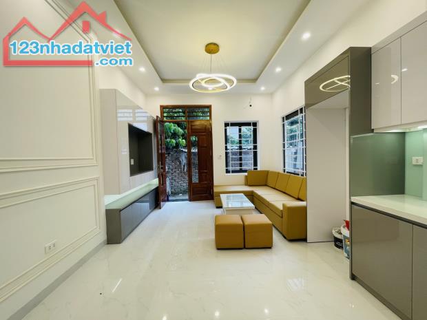 Bán nhà 6 tầng sau chợ An Khánh, Hoài Đức. Ngõ thoáng cạnh Ôtô, nội thất 99%. Lh0912651992 - 1