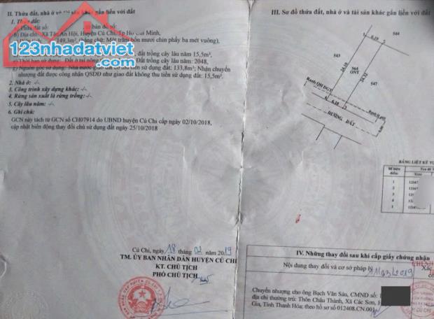 Cần tiền bán gấp căn nhà ở xã Tân An Hội - Củ Chi, DT 149m2, Giá 1tỷ050 - 5