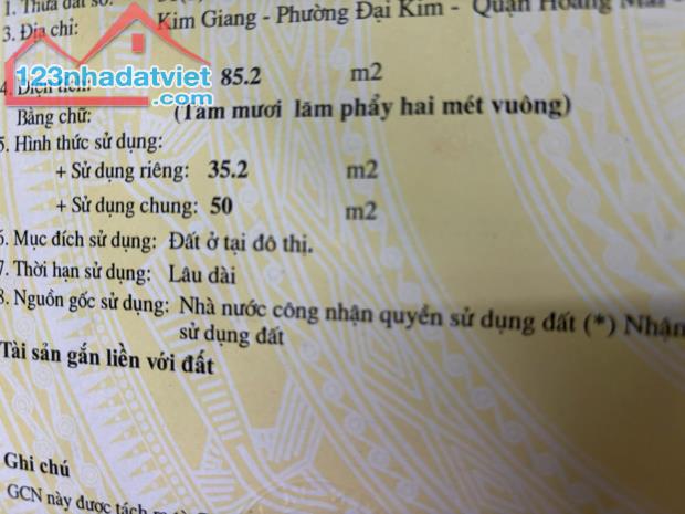 CHÍNH CHỦ BÁN NHÀ 5 TẦNG GẦN MẶT PHỐ QUẬN HOÀNG MAI-HÀ NỘI - 2