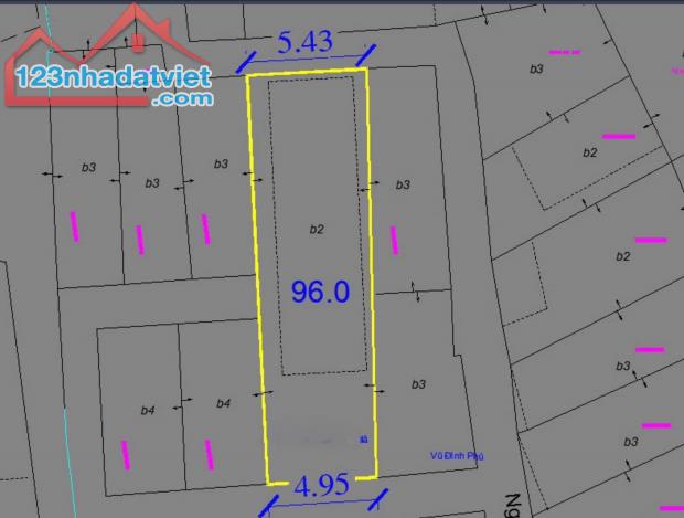 MẢNH ĐẤT NỞ HẬU-Ngõ 197 Hoàng Mai 96m2/ Mặt tiền 5m 11.55 Tỷ, Xây mới cực đẹp - 3