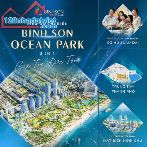 🔥Cực Hiếm ! 2 căn Shophouse đẹp nhất Bình Sơn Ocean Park tại Ninh Thuận, đường lớn 21m