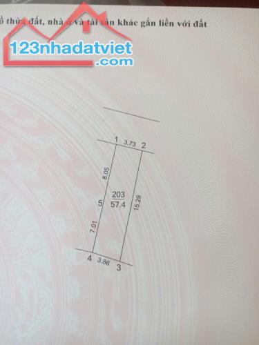 BÁN ĐẤT ĐƯỜNG NHẠN XUÂN NỘN ĐÔNG ANH - 57.4M2 - GIÁ ĐẦU TƯ CHỈ 5X - 1