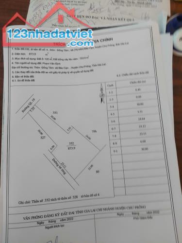 Bấn đất ngay quốc lộ 19 Bàu Cạn Gia Lai - 2