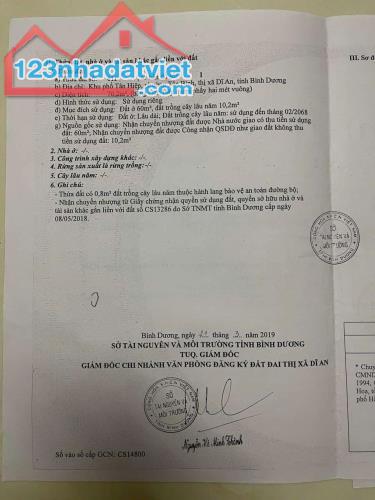 Bán Đất Phường Tân Bình Thành Phố Dĩ An Giá Chỉ 1 Tỷ 650 Triệu - 3