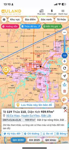 Bán đất 940m2 tại Xã Ea Hiao, Ea H