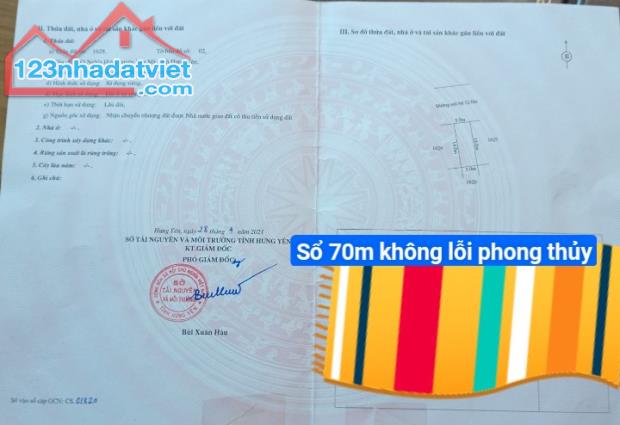 Hiếm bán lô đất 70m giá đầu tư tại khu đô thị Phố Nối House, Yên Mỹ, Hưng Yên