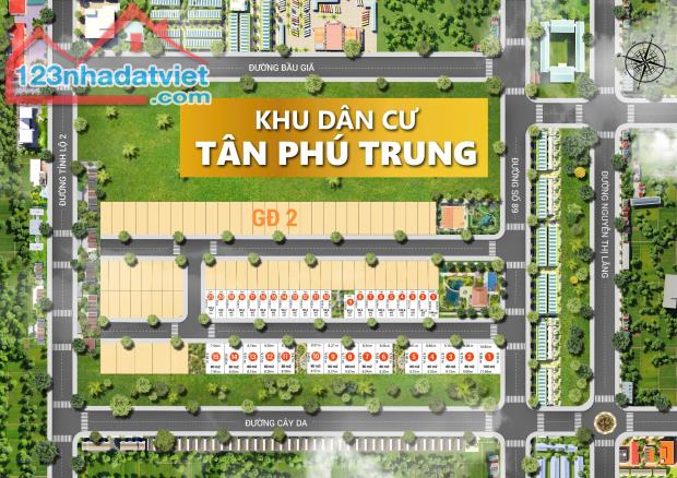 Sở hữu ngay đất nền tại khu dân cư Tân Phú Trung - Củ Chi, chỉ từ 1,9 tỷ.