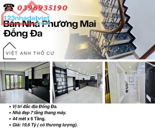 Bán nhà Phố Phương Mai_Dòng Tiền Siêu Đỉnh_7 Tầng Thang Máy_Giá: 19.6 Tỷ_Lh: 0396935190.