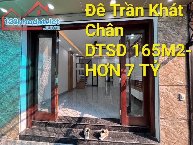 SIÊU PHẨM ĐÊ TRẦN KHÁT CHÂN DTSD 165M2 THANG MÁY, SÂN ĐỂ XE ,30M RA Ô TÔ ,HƠN 7 TỶ