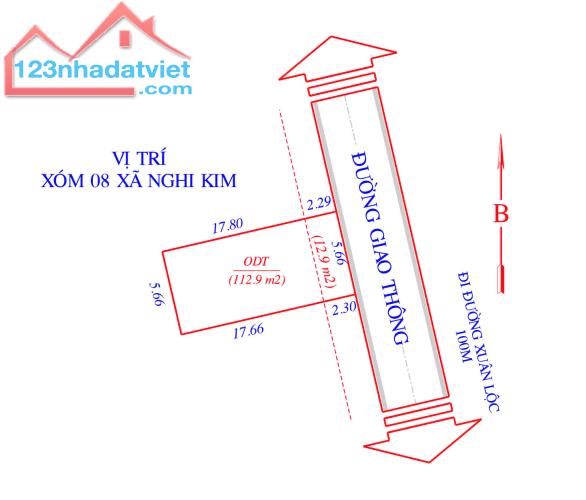 Đất đẹp nghi kim, đường QH 12m chỉ hơn 10 tr. m