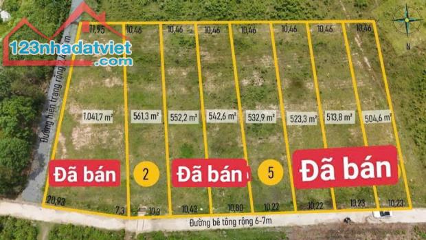 561m2 qh full thổ cư. Đường ô tô. Khu dân cư. Gần khu du lịch giá bán 395tr - 1