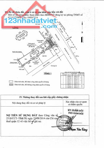 MẶT TIỀN SONG HÀNH - TRUNG MỸ TÂY - Q12 - 6x30 - C4 - KD ĐĨNH - CHỈ 11 Tỷ - 1