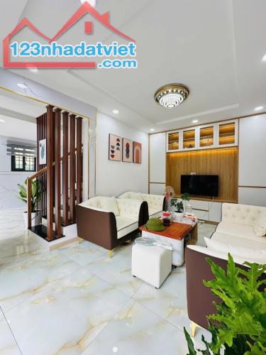 NHÀ ĐẸP B.ÁN QUANG TRUNG GV - GẦN CHỢ ĐÊM HẠNH THÔNG TÂY - HXH VÔ NHÀ - DT 36M² - 4 TẦNG - 1