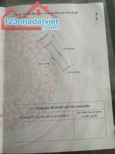 Cần bán lô đất tại TDP Hải Thành 1, Dương Kinh, Hải Phòng  - Diện tích : 77.9m2