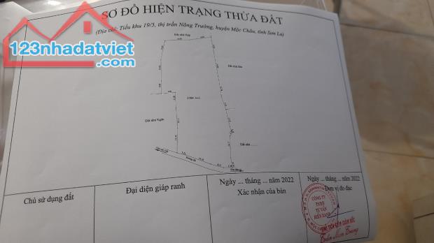 Bán đất 2600m² view thung lũng đẹp, TTNT Mộc Châu, giá chỉ 1,3 tỷ - 1