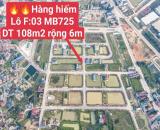 ❗❗ Bán lô đất 105m2 mặt tiền 5,5m MB725 TP Thanh Hóa vị trí trung tâm giá chỉ 9xxtr cách đ