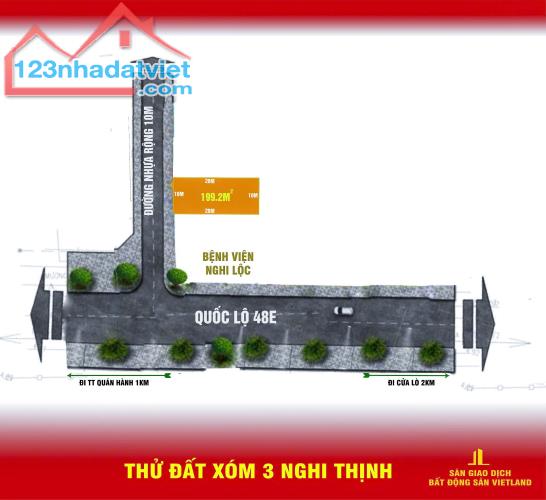 Bán lô đất đường nhựa 10m thông thoáng , xóm 3 , Nghi Thịnh , Nghi Lộc - 1