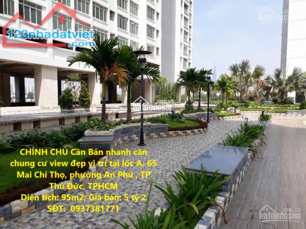 CHÍNH CHỦ Cần Bán nhanh căn chung cư view đẹp vị trí tại TP Thủ Đức, TPHCM