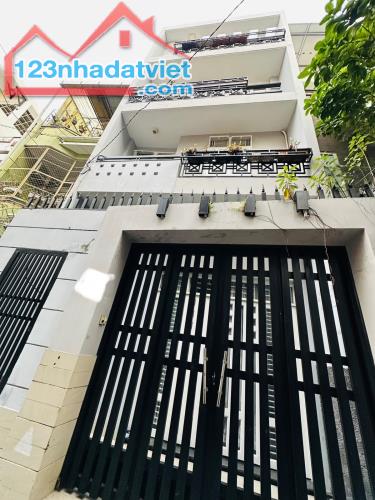 ÔTÔ LÝ THUYẾT PHÚ NHUẬN GIÁP QUẬN 3, HƠN 80M2, NGANG KHỦNG 5.5M NHÀ MỚI ĐẸP 4 TẦNG 5PN