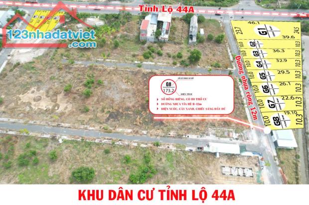 bán lô đất đường nhựa 10m cách đường tl 44 a long đất bà rịa vòa 50m