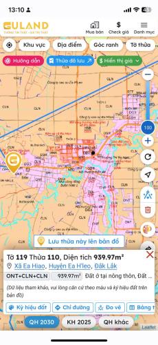 Đất nền diện tích 940m², vị trí đẹp tại Xã Ea Hiao, Ea H Leo, Đắk Lắk. - 1