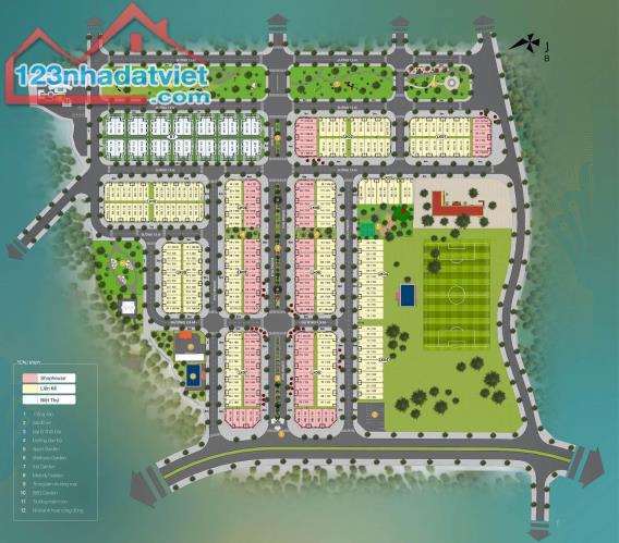 CƠ HỘI SỞ HỮU NGAY 100M2 ĐẤT SHR GIÁ TỐT TẠI DỰ ÁN CENTRE VILLE LƯƠNG SƠN - 1