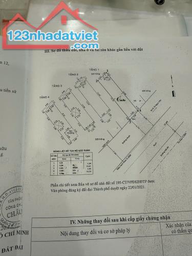 QUẬN 12, BÁN NHÀ MỚI 4 TẦNG THẠNH XUÂN 24, ĐƯỜNG NHỰA 8M, DT 4x17m, GIÁ 6.5 TỶ - 1