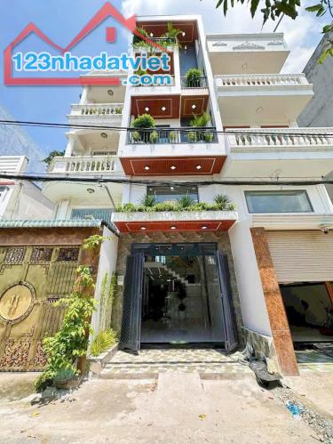 Nhà 5 tầng (4x15) mặt tiền nhựa rộng KD Hiệp Thành 13 nối dài, Q12. Giá giảm sâu.