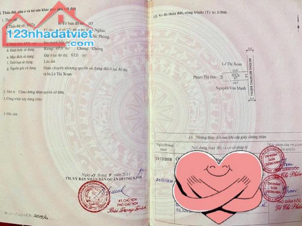Bán đất Hoà Nghĩa - Dương Kinh - Hải Phòng