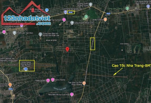 Bán 665m² Đất Eakmat, Hòa Đông – Vị Trí Vàng Gần Cảng Hàng Không & Cao Tốc