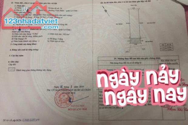 Bán nhà mặt đường Thiên Lôi, 83m 4 tầng, vị trí đẹp đông đúc, Giá 9.3 tỉ - 4