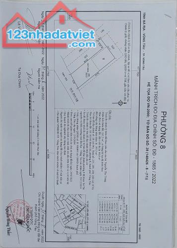 CHÍNH CHỦ CẦN BÁN ĐẤT TẶNG NHÀ CẤP 4 TẠI PHƯỜNG 8 - TP.VŨNG TÀU - BÀ RỊA VŨNG TÀU. - 2