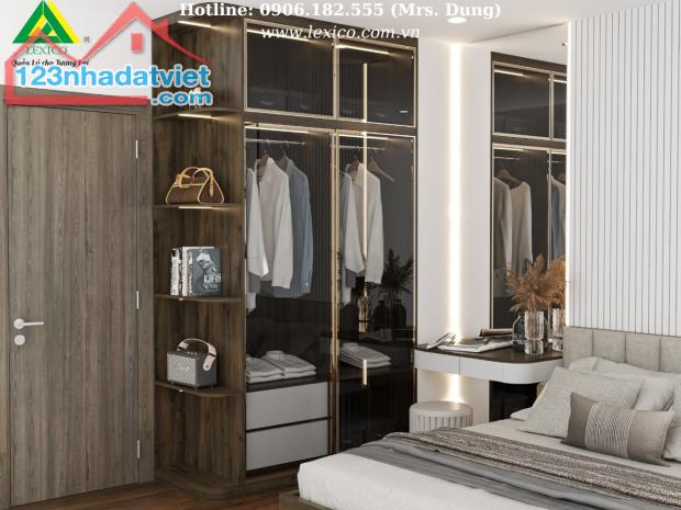 Cho thuê căn hộ cao cấp 52m2 2 phòng ngủ tại Hoàng Huy Commerce – Hải Phòng - 3