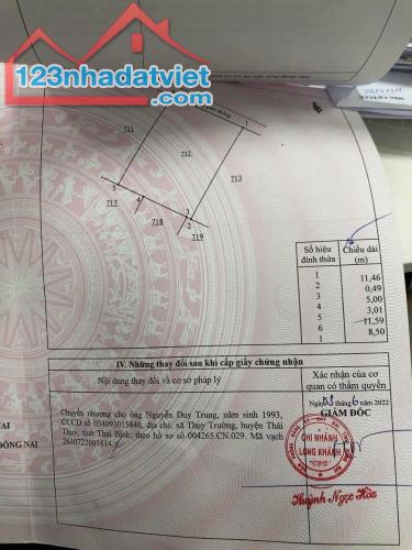 Bán đất tại Điểu Xiển, Bàu Trâm, Long Khánh, Đồng Nai, 850 triệu, 100m2 view đẹp