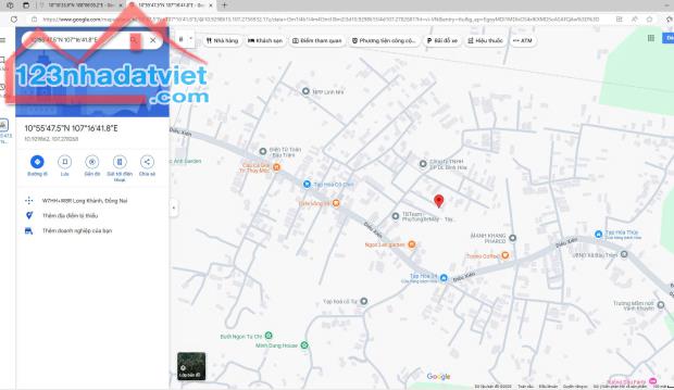 Bán đất tại Điểu Xiển, Bàu Trâm, Long Khánh, Đồng Nai, 850 triệu, 100m2 view đẹp - 1