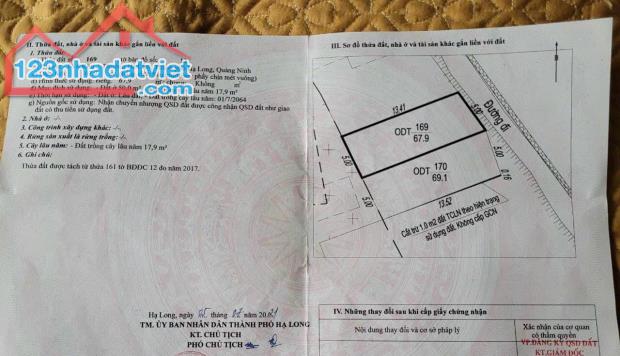 Bán Đất Moong Y Tế Hà Lầm Cách Đường 200m. DT:67.9m2,MT:5m !!! - 3