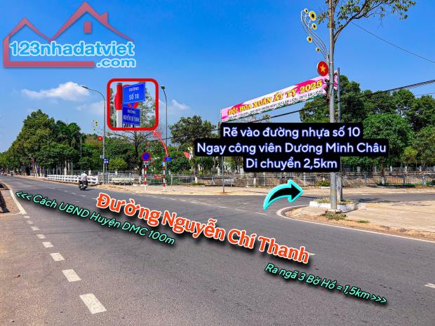 Lô góc 8*23m, thổ cư, gần Hồ Dầu Tiếng, Dương Minh Châu, sổ sẵn chỉ 389tr rẻ đẹp nhất - 4