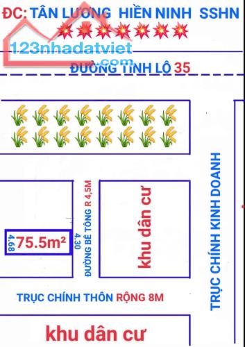 Duy nhất 1 mảnh Tân Lương-Hiền Ninh-SS đường 4m, cách trục chính 30m giá chỉ 2x xíu. - 2