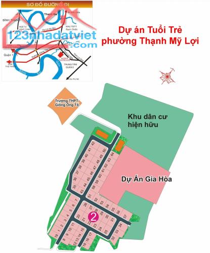 Bán đất dự án Tuổi Trẻ,P. Bình Trưng Tây, Quận 2, Tp. Hồ Chí Minh: 404m2, giá 95tr/m2