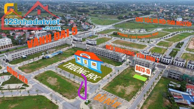 CHÍNH CHỦ BÁN 122M2 ĐẤT LÔ GÓC 2MT SẴN SỔ TRUNG TÂM PHỔ YÊN-THÁI NGUYÊN - 1