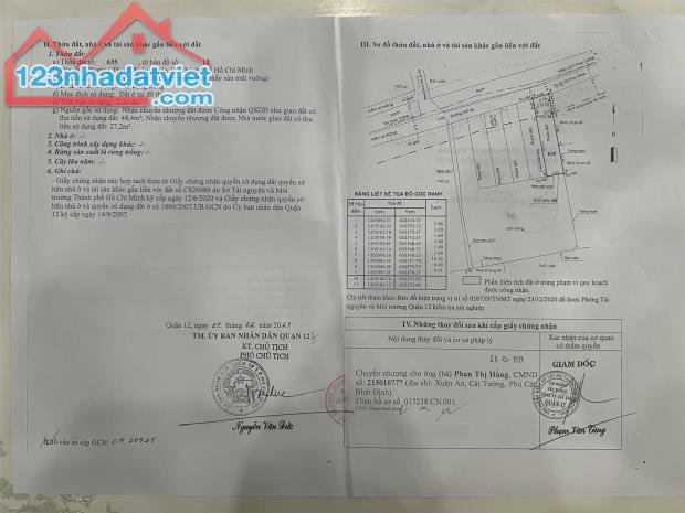 2,780 TỶ SỐC -TX51- ĐẤT SHR -NGAY CHỢ ĐƯỜNG, 75,6M2 THỔ CƯ, ĐƯỜNG 7M DÂN TRÍ CAO - 4