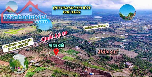 Đất TX Buôn Hồ giá rẻ ngang tận 10m nở hậu sẵn thổ cư đường bê tông tới đất đủ tiện ích