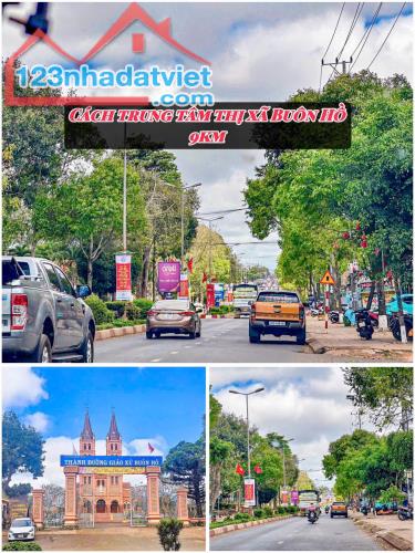 Đất TX Buôn Hồ giá rẻ ngang tận 10m nở hậu sẵn thổ cư đường bê tông tới đất đủ tiện ích - 4
