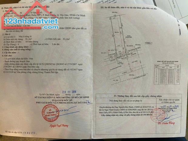 CHÍNH CHỦ CẦN BÁN NHANH Nhà  vị trí đẹp tại TP Thủ Đức, TPHCM - 1