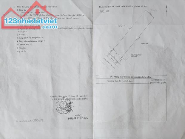 Nhà mặt đường Thiên Lôi, 121m 3 tầng, mặt tiền 5m, vị trí đẹp, Giá 10.3 tỉ - 2