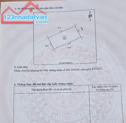 Bán lô đất 200m2 xóm 2 Nghi Phong, TP Vinh. cách QL46 tầm 500m