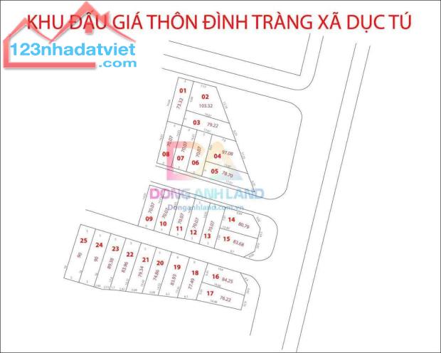 ĐẤU ĐẤU DÍA ĐÔNG ANH-GIÁ ĐẸP ĐẦU TƯ - 2