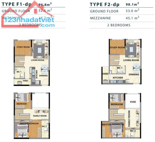 Mua bán căn hộ Penhouse Duplex 262m2  Celadon Tân Phú cạnh Aeon Mall trực tiếp CDT Gamuda - 3